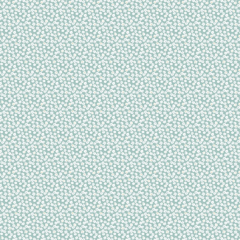 Tender - Daisies in Mint - Pippa Shaw - FIGO (Northcott) - Dinkydoo Fabrics