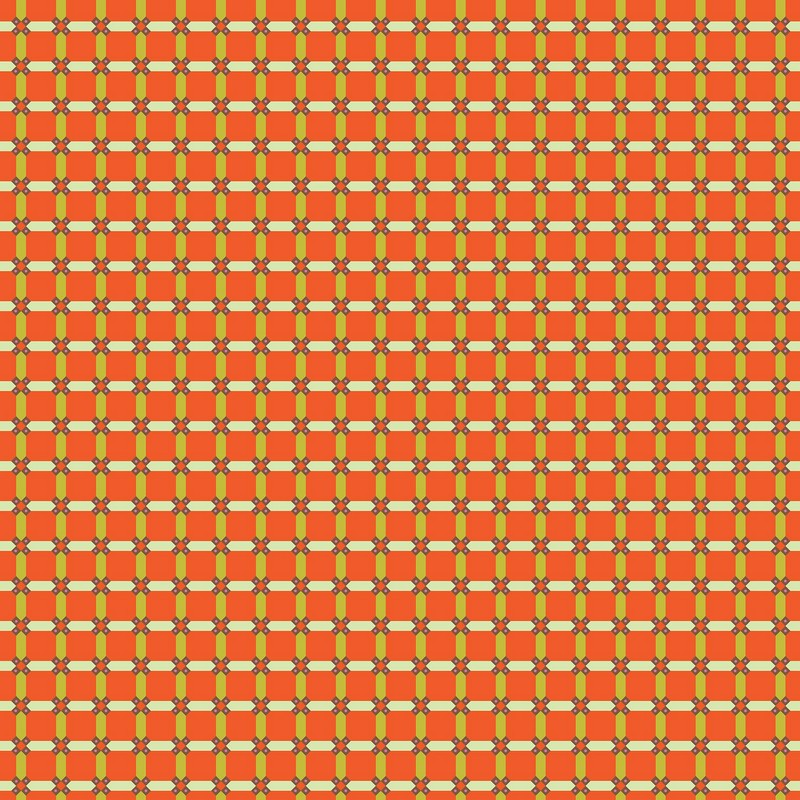 Camouflage - X in Orange - Kathy Doughty - FIGO (Northcott) (Pre-order: Apr 2026)