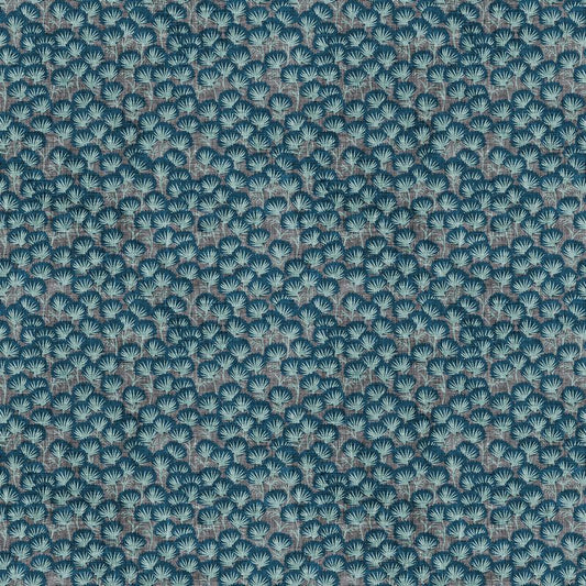 Snowdrift - Leaves in Teal - Esther Fallon Lou - FIGO (Northcott) (Pre-order: Aug 2026)