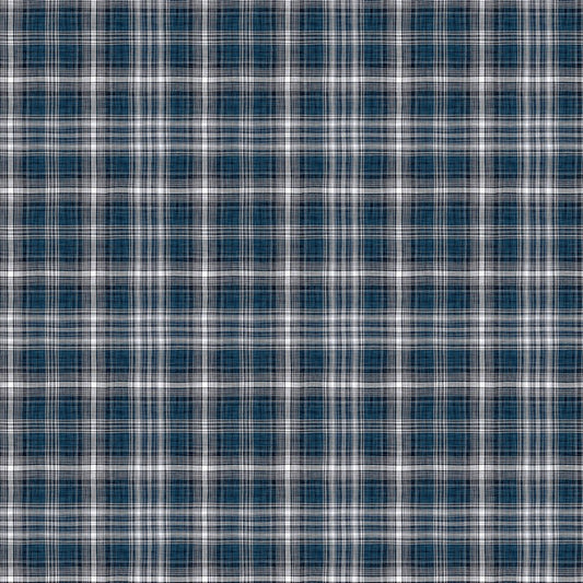 Saddle & Sky - Checks in Blue - FIGO Studio (Northcott) (Pre-order: Dec 2026)