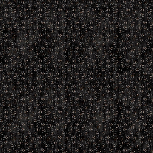 Saddle & Sky - Horseshoes in Black - FIGO Studio (Northcott) (Pre-order: Dec 2026)