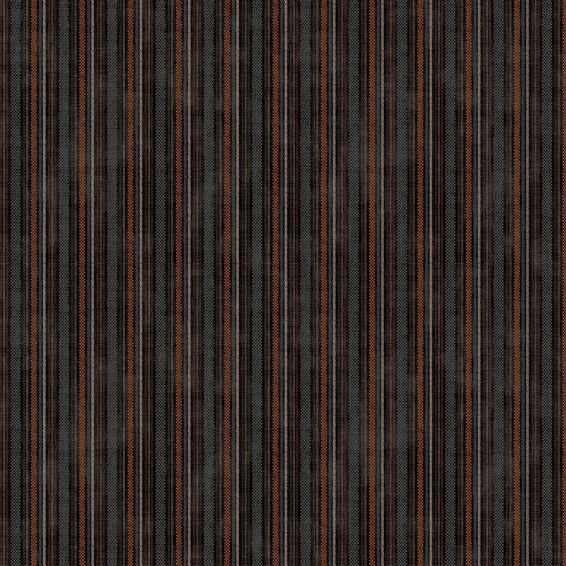 Saddle & Sky - Stripe in Black - FIGO Studio (Northcott) (Pre-order: Dec 2026)