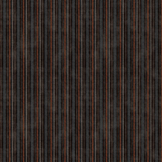 Saddle & Sky - Stripe in Black - FIGO Studio (Northcott) (Pre-order: Dec 2026)
