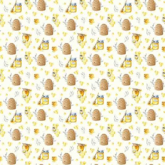 Sun Patch - Honey in Yellow - FIGO Studio (Northcott) (Pre-order: Jan 2027)