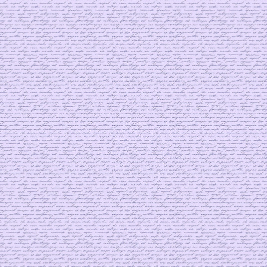 Sun Patch - Script in Lilac - FIGO Studio (Northcott) (Pre-order: Jan 2027)