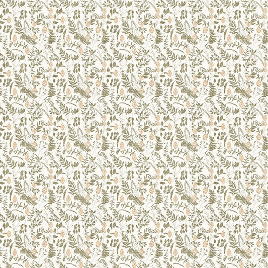 Meadow Song - Fern in Cream - Esther Fallon Lau - FIGO (Northcott) (Pre-order: Apr 2027)