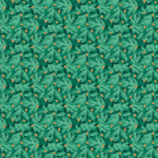 Festive Pop - Fir in Green - FIGO Studio (Northcott) (Pre-order: Jul 2027)