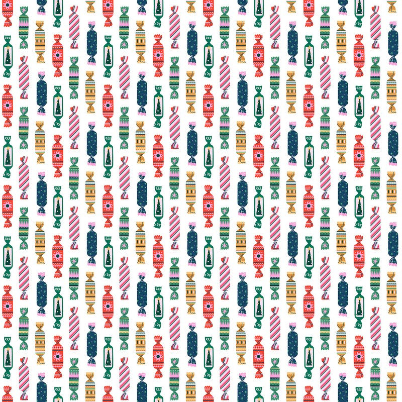 Festive Pop - Candies in White - FIGO Studio (Northcott) (Pre-order: Jul 2027)