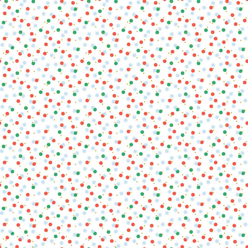 Festive Pop - Confetti in White - FIGO Studio (Northcott) (Pre-order: Jul 2027)