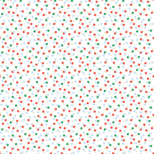 Festive Pop - Confetti in White - FIGO Studio (Northcott) (Pre-order: Jul 2027)