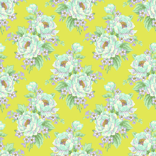 Under A Firefly Moon - Sunday Bloomers in Lime - Heather Bailey - FIGO (Northcott) (Pre-order: May 2027)