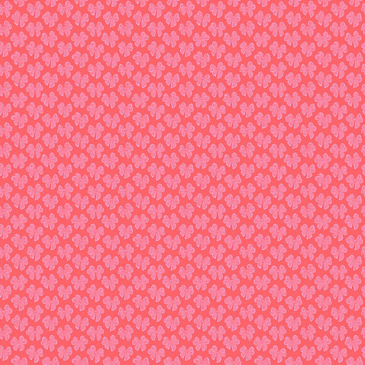 Under A Firefly Moon - Bitty Bows in Coral - Heather Bailey - FIGO (Northcott) (Pre-order: May 2027)