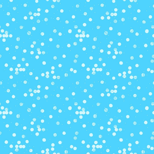 Festive Pop - Snow in Blue - FIGO Studio (Northcott) (Pre-order: Jul 2027)
