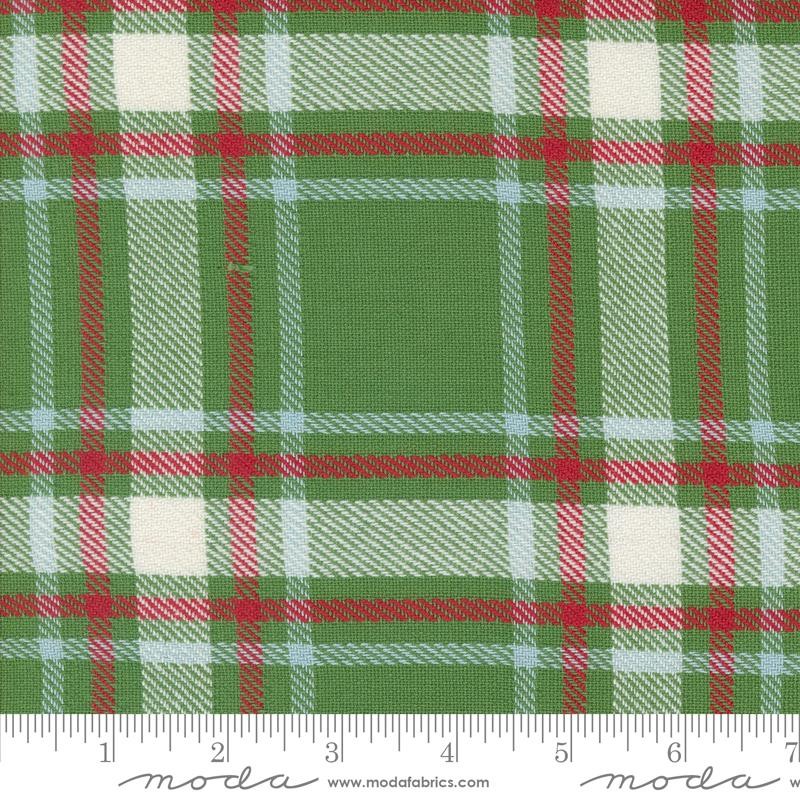16" Classic Retro Toweling - Green Plaid - Stacy Iest Hsu - Moda