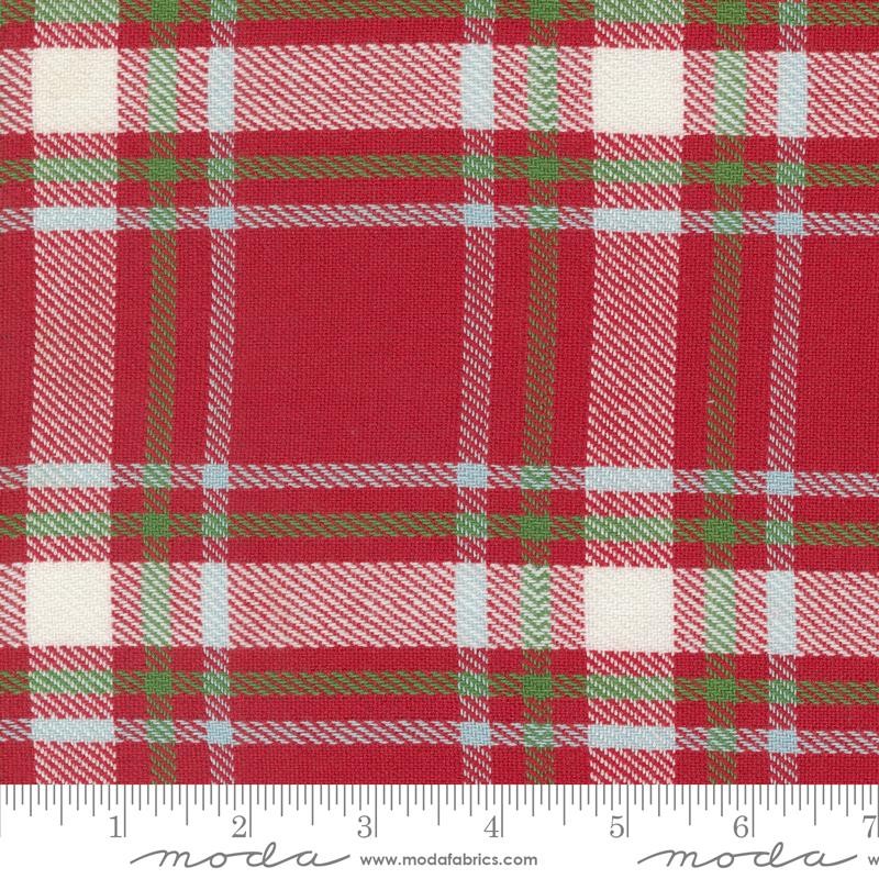 16" Classic Retro Toweling - Red Plaid - Stacy Iest Hsu - Moda