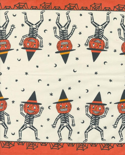16" Classic Retro Toweling - Pumpkin Dance - Stacy Iest Hsu - Moda