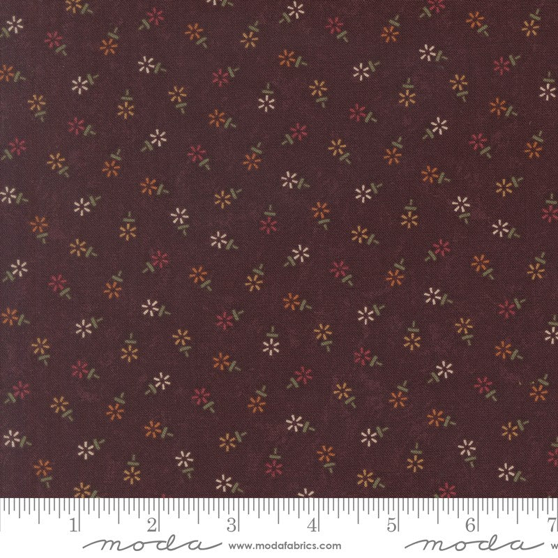 Honeysuckle Farm - Strawflowers in Periwinkle - Kansas Troubles - Moda (Pre-order: Nov 2026)