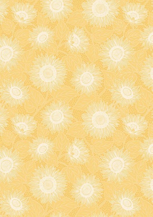 Sunflowers - 6745-1 in Yellow - Lewis & Irene