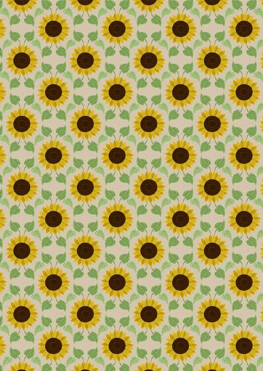 Sunflowers - 6746-3 in Yellow - Lewis & Irene