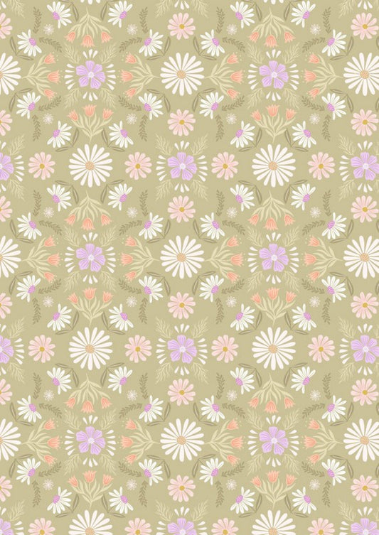 Honey Sweet - Flowers in Soft Green - Lewis & Irene