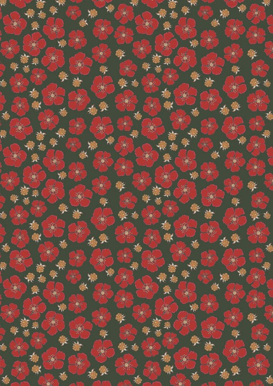 Norwegian Forest - Multeblomst in Green - Lewis & Irene