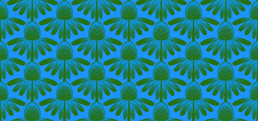 Indelible - Coneflower in Pool - Anna Maria Textiles (Northcott)