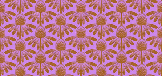 Indelible - Coneflower in Taffy - Anna Maria Textiles (Northcott)