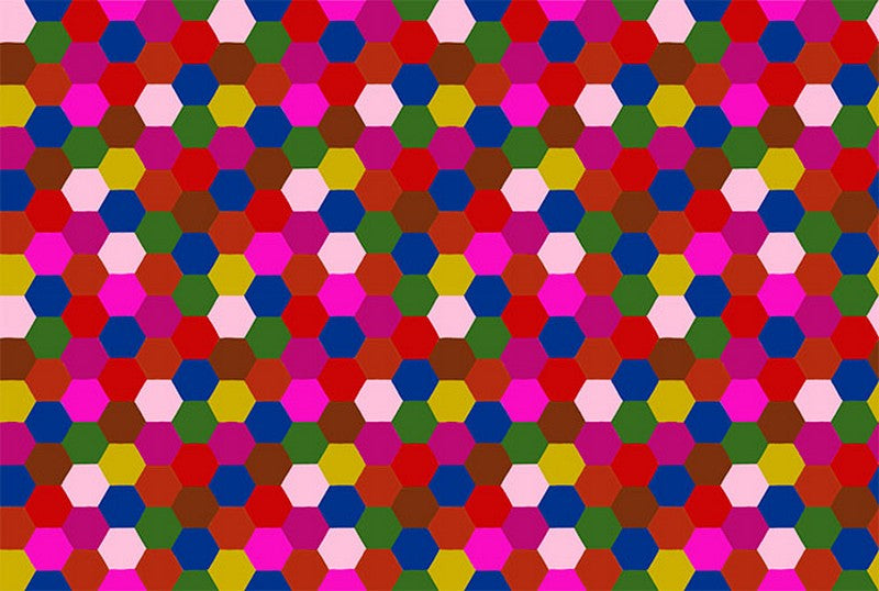 Piecework - Hexagon in Eccentric - Anna Maria Textiles (Northcott)