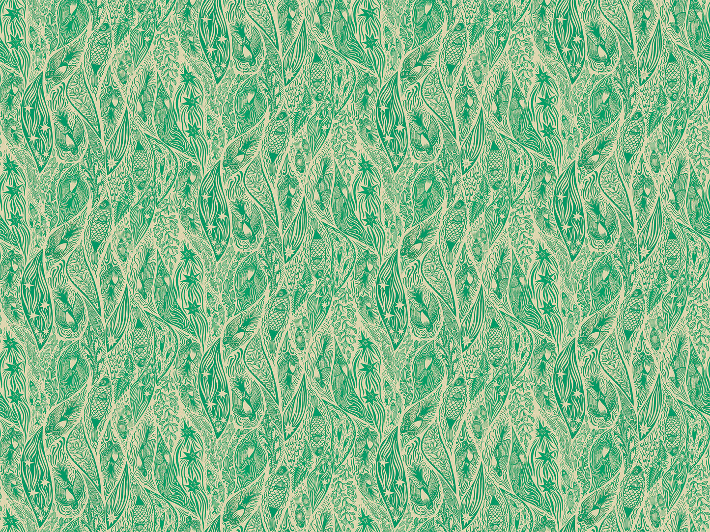 Shooting Star - Current in Sea - Anna Maria Textiles (Northcott)