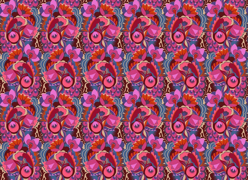 Shooting Star - Unfurl in Baroque - Anna Maria Textiles (Northcott)