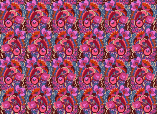 Shooting Star - Unfurl in Baroque - Anna Maria Textiles (Northcott)