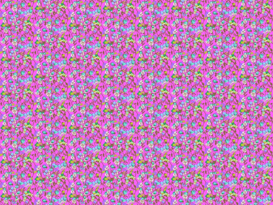 Jumpstart - Silene in Fuchsia - Anna Maria Textiles (Northcott) (Pre-order: Nov 2025)