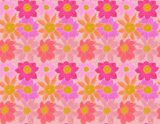 Jumpstart - Stars and Stripes in Pink - Anna Maria Textiles (Northcott) (Pre-order: Nov 2025)