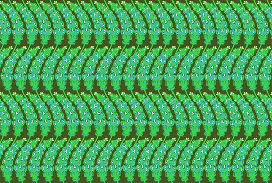 Jumpstart - Bells of Ireland in Moss - Anna Maria Textiles (Northcott) (Pre-order: Nov 2025)