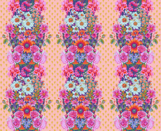 Perennial Borders - Beata's Garden in Candlelight - Anna Maria Textiles (Northcott)