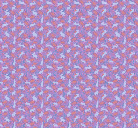 Mosaic Menagerie - Chase in Lavender - Anna Maria Textiles (Northcott) (Pre-order: Dec 2026)