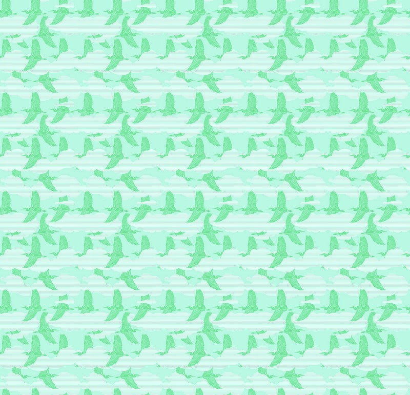 Mosaic Menagerie - Sedge in Water - Anna Maria Textiles (Northcott) (Pre-order: Dec 2026)