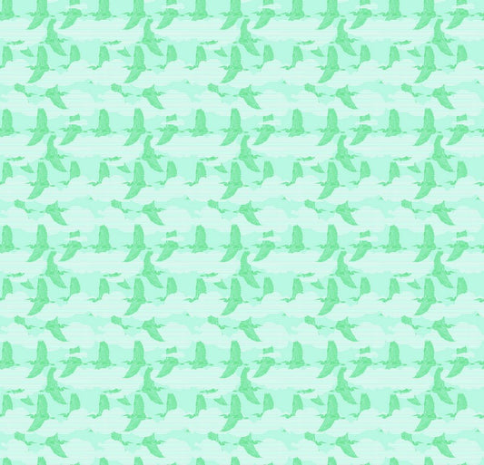Mosaic Menagerie - Sedge in Water - Anna Maria Textiles (Northcott) (Pre-order: Dec 2026)