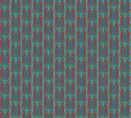 Mosaic Menagerie - Hidden in Dusk - Anna Maria Textiles (Northcott) (Pre-order: Dec 2026)