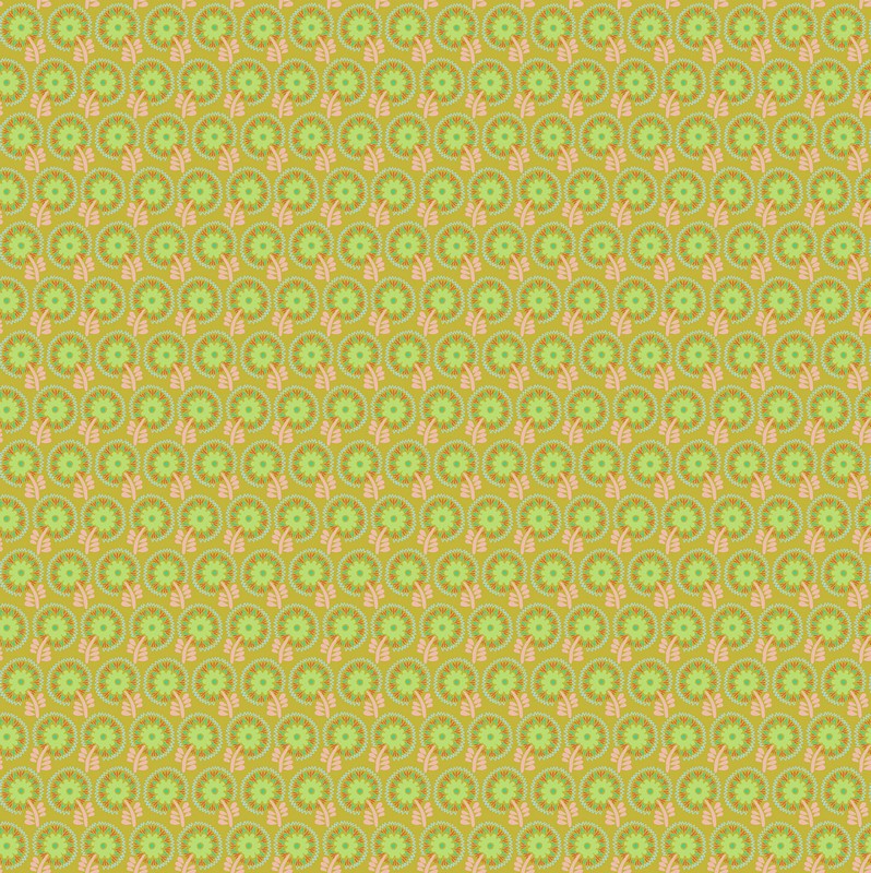 Sunseekers - Dancers in Lime - Anna Maria Textiles (Northcott) (Pre-order: Feb 2027)