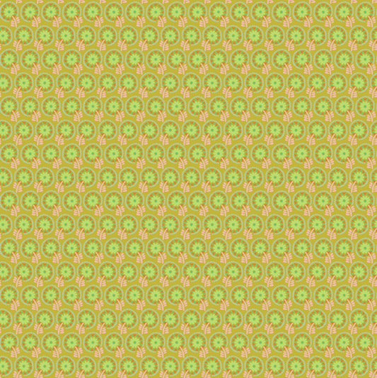 Sunseekers - Dancers in Lime - Anna Maria Textiles (Northcott) (Pre-order: Feb 2027)