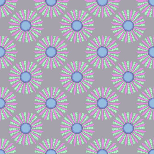 Sunseekers - Ribbon Rays in Silver - Anna Maria Textiles (Northcott) (Pre-order: Feb 2027)