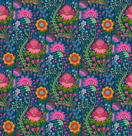 Sunseekers - Seeking in Prussian - Anna Maria Textiles (Northcott) (Pre-order: Feb 2027)