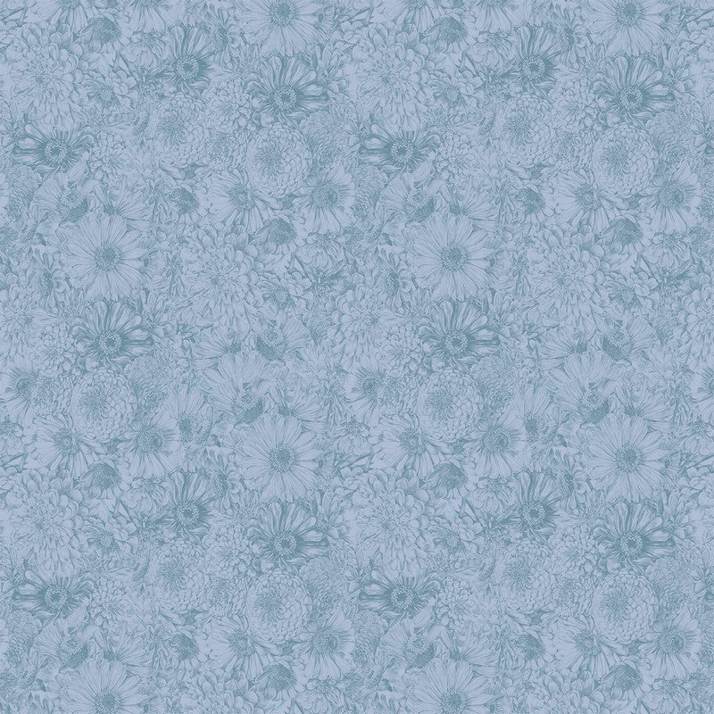 Gentle Rendering - Bounty in Slate - Anna Maria Textiles (Northcott) (Pre-order: May 2027)
