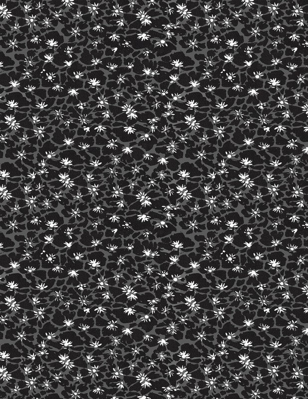 Abstrart - Efflorescent Blanket Coal - Katarina Roccella - Art Gallery Fabrics (Pre-order: Mar 2024)