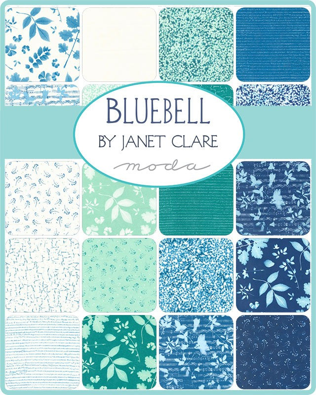 Bluebell  - Fat Quarter Bundle - Janet Clare - Moda