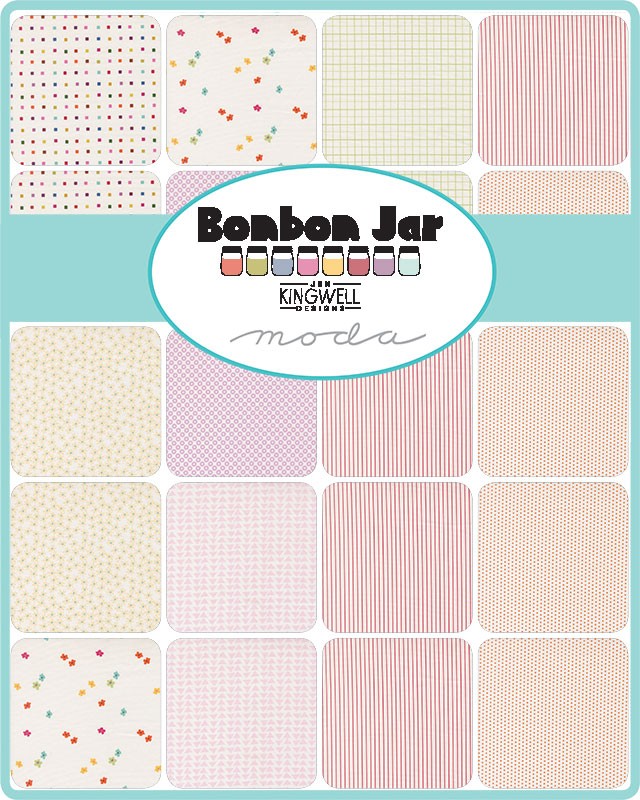 Bonbon Jar - Half Yard Bundle - Jen Kingwell - Moda (Pre-order: Feb 2027)