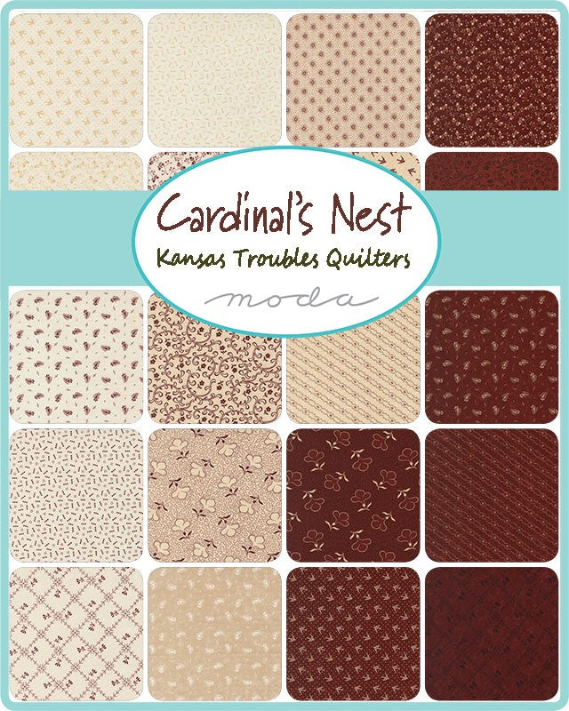 Cardinal's Nest - Charm Pack - Kansas Troubles - Moda (Pre-order: Mar 2027)