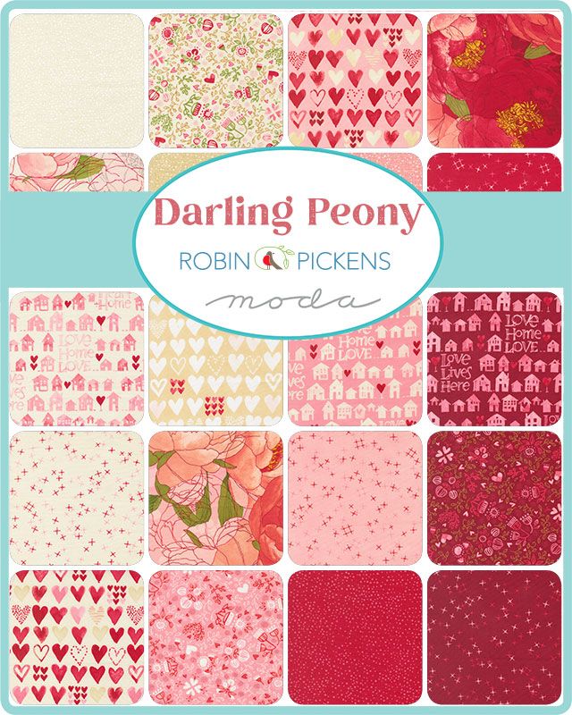Darling Peony - Charm Pack - Robin Pickens - Moda (Pre-order: Jan 2026)