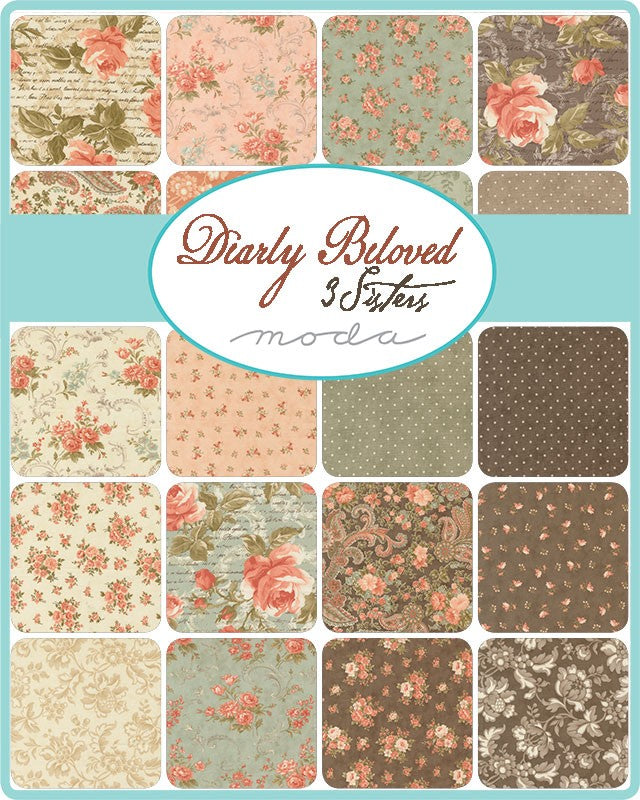 Dearly Beloved - Charm Pack - 3 Sisters - Moda (Pre-order: Jan 2027)